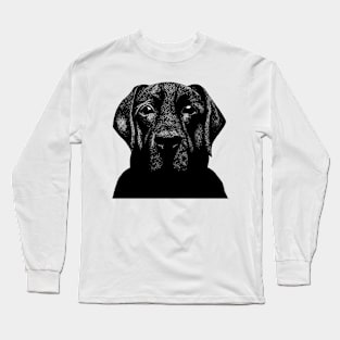 Black Labrador Long Sleeve T-Shirt